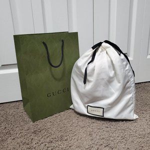 Gucci Dust Bag & Shopping Bug